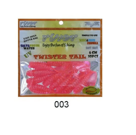 Silikon Yemler River Twister Tail 6 cm 10pcs Silikon Yem  - 1