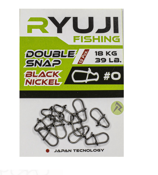 Klips & Fırdöndü Ryuji Double Snap Klips (10 Adet)