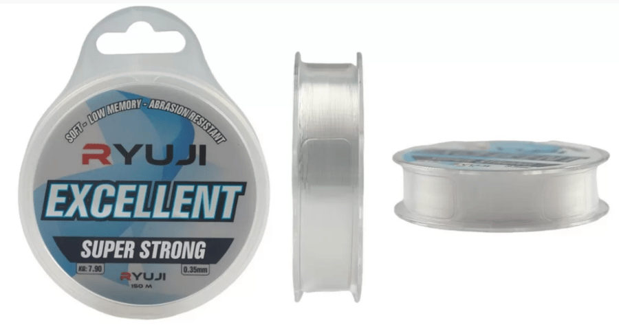 Monofilament Misinalar RYUJI EXCELLENT 150M CLEAR MİSİNA - 0.25MM