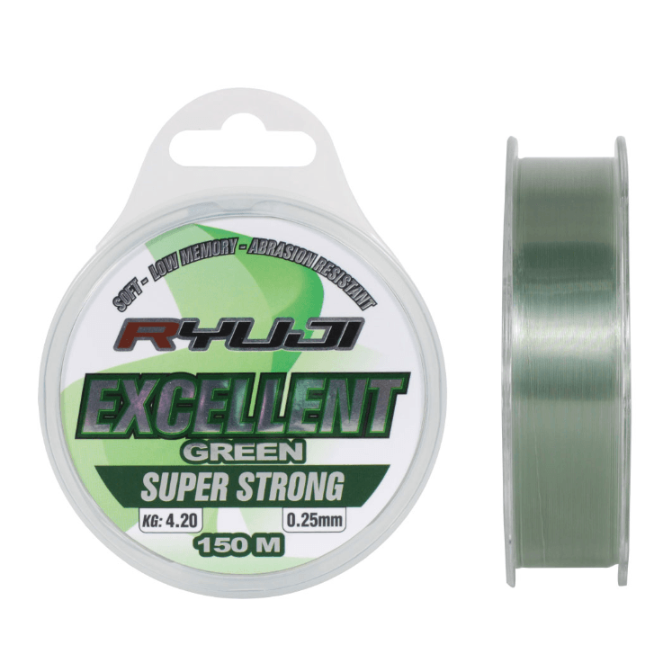Ryuji Excellent 150M Green Misina Monofilament Misinalar