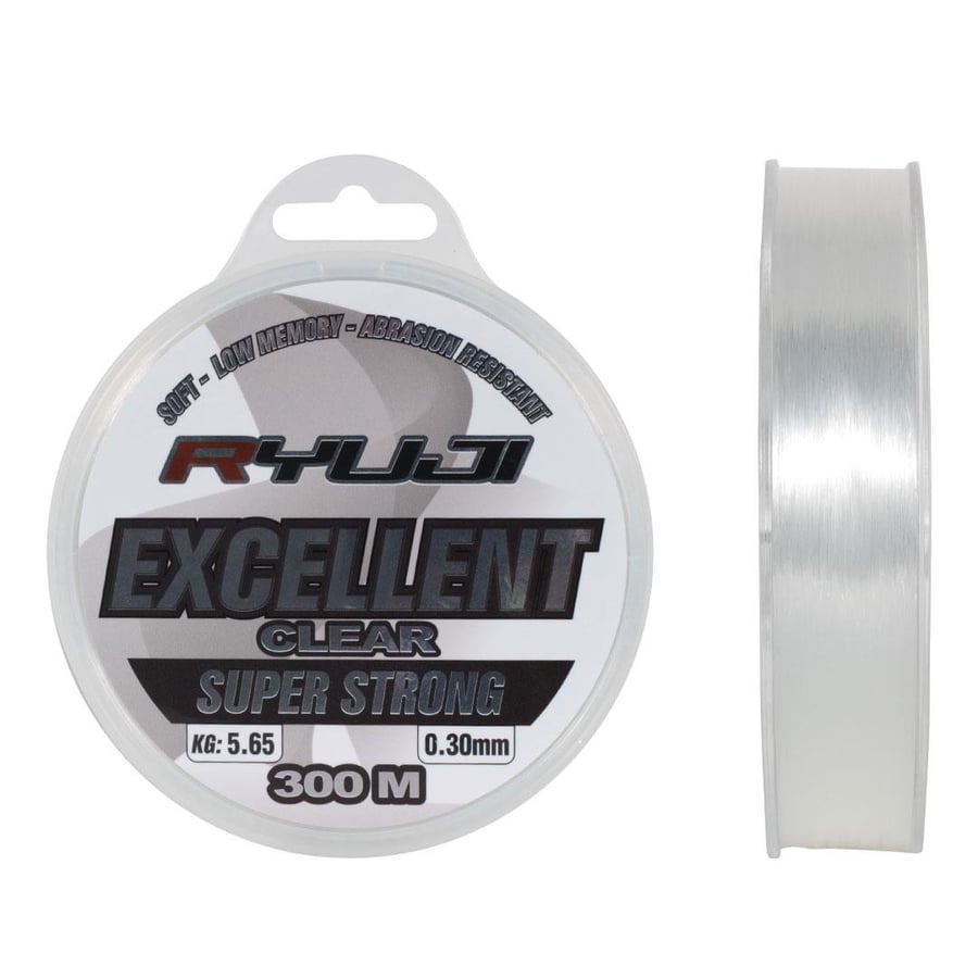 Monofilament Misinalar RYUJI EXCELLENT 300M CLEAR MİSİNA