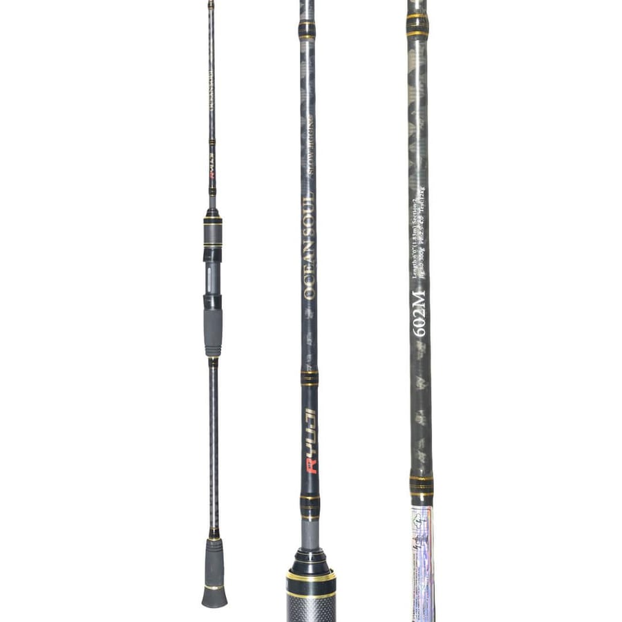Jigging Kamışları Ryuji Ocean Soul Fuji 1.80m 80-300gr 2P Slow Jig Kamış