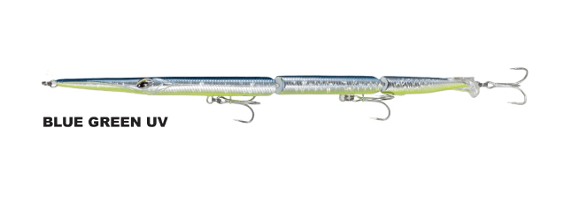 Maket Yemler RYUJI PREDATOR SINKING 25.5MM 30.6GR MAKET YEM  - BLUE GREEN UV