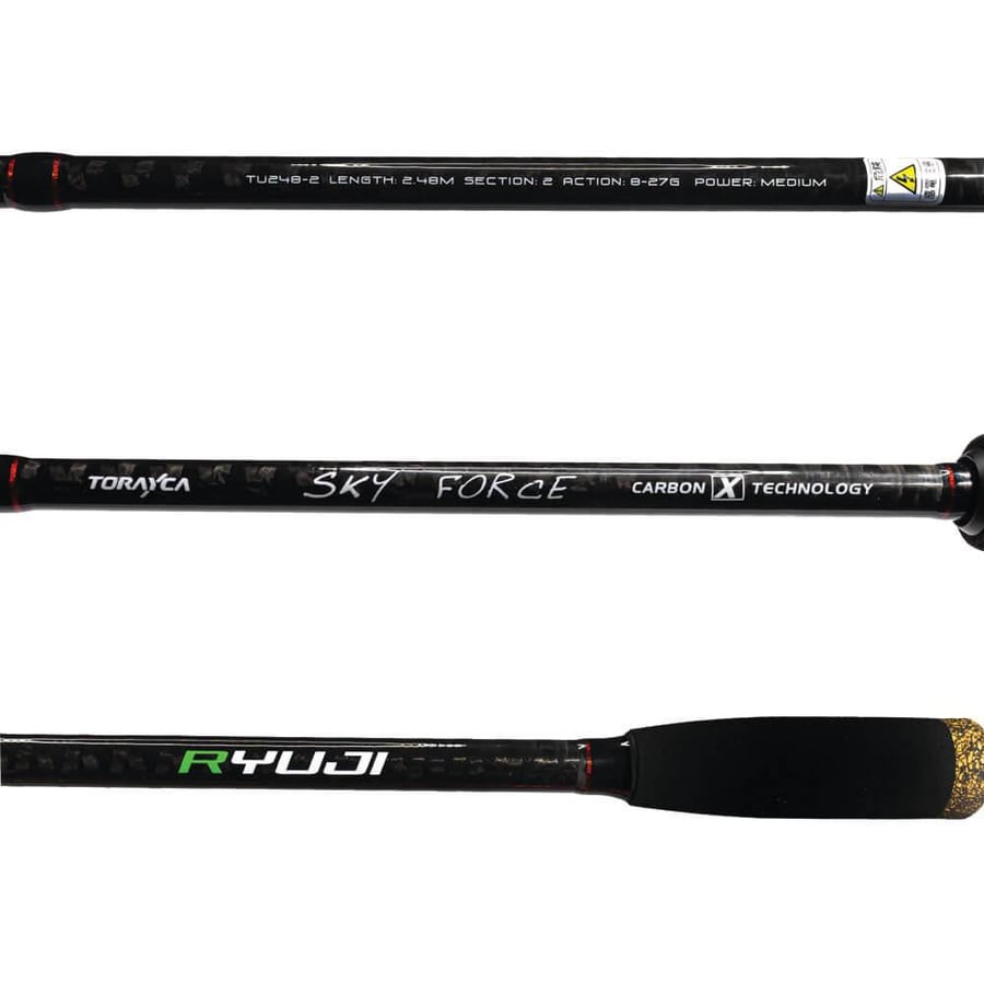 Spin Kamışları Ryuji Sky Force 2.48m 8-27gr 2P Spin Olta Kamışı