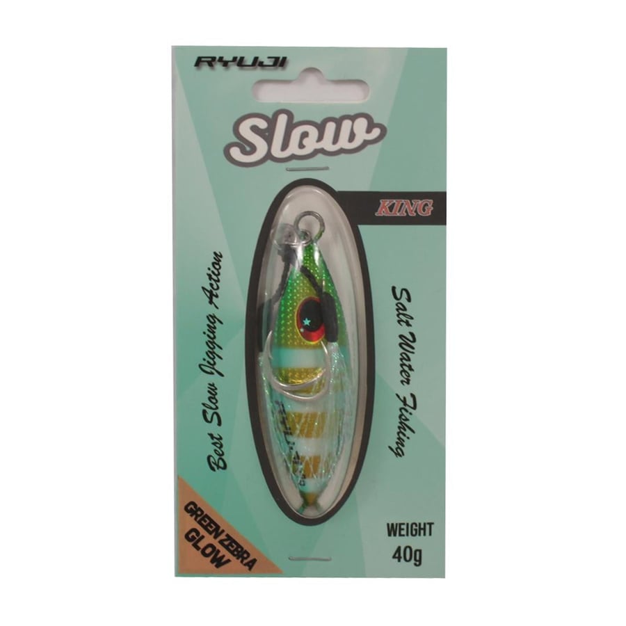 Jig Yemler RYUJI SLOW KING JIG 30GR - GOLD ZEBRA GLOW