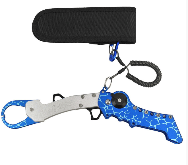 Makas ve Penseler Sea Horse Balık Tutucu  - KIRMIZI PT-01