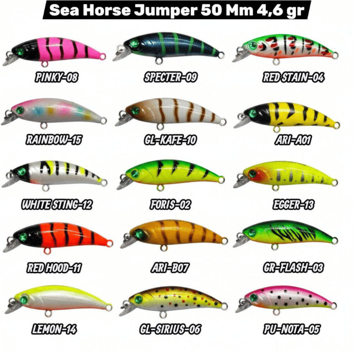 Sea Horse Jumper 50 Mm 4.6 gr Maket Yem Maket Yemler