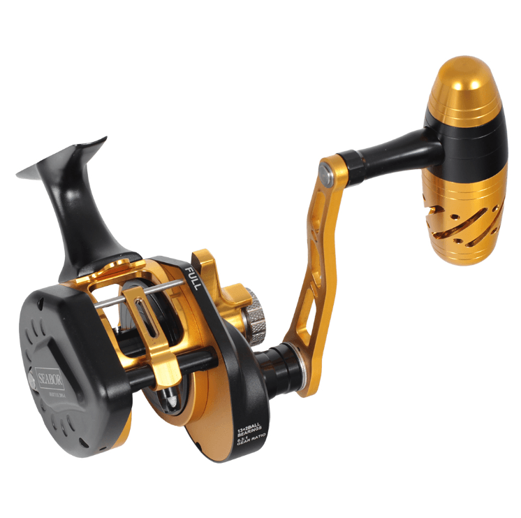 Seabor Hercule 200X-L Black Gold Çıkrık Olta Makinesi Baitcasting & Çıkrık Makineleri