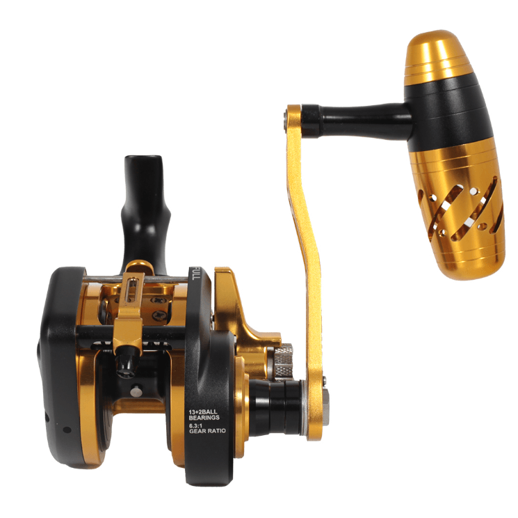 Seabor Hercule 200X-L Black Gold Çıkrık Olta Makinesi Baitcasting & Çıkrık Makineleri