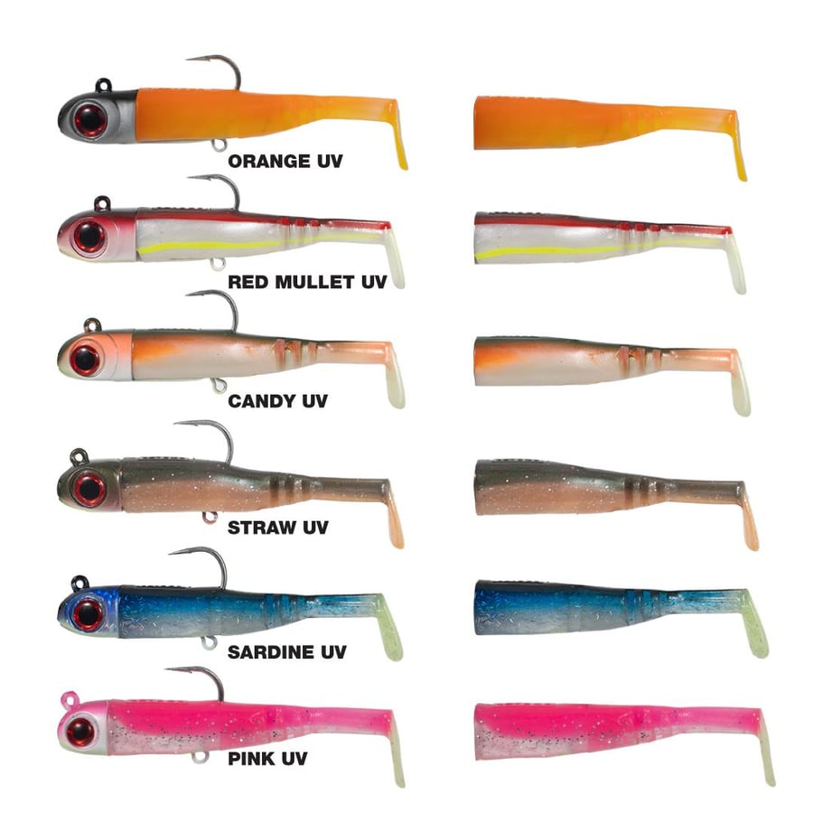 Silikon Yemler SEABOR LILY SHAD 150GR 2+1 SİLİKON YEM - CANDY UV