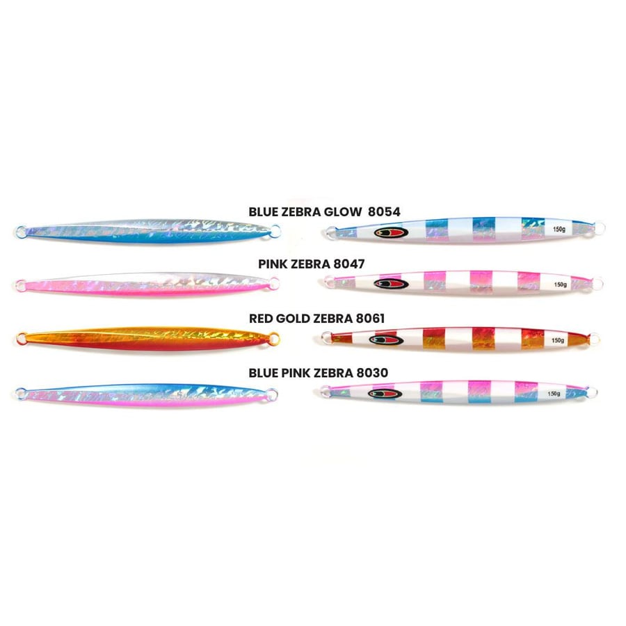 Jig Yemler SEABOR SPRINT JIG 150 GR - BLUE PINK ZEBRA 8030