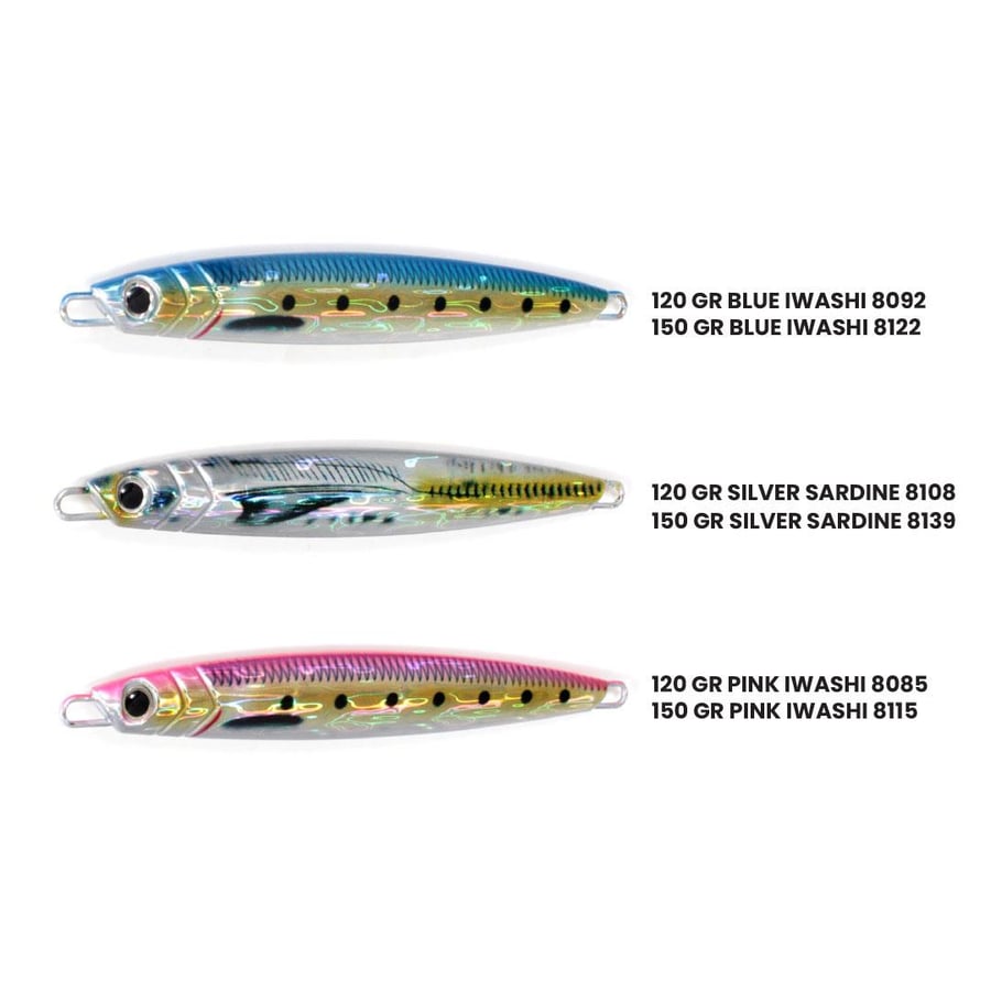 Jig Yemler SEABOR TROY JIG 150 GR - BLUE IWASHI 8122