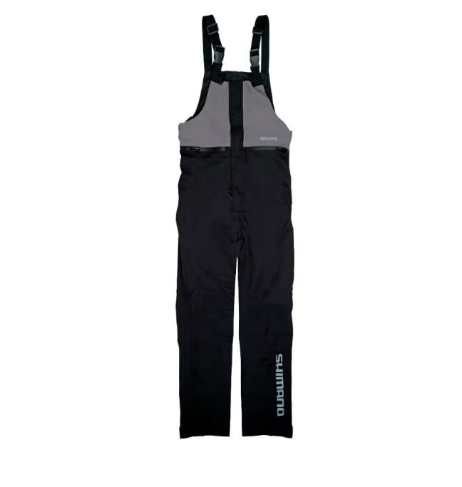 Balıkçı Giyim Shimano Bib and Brace Non Padded Black Su Geçirmez Tulum - XXL