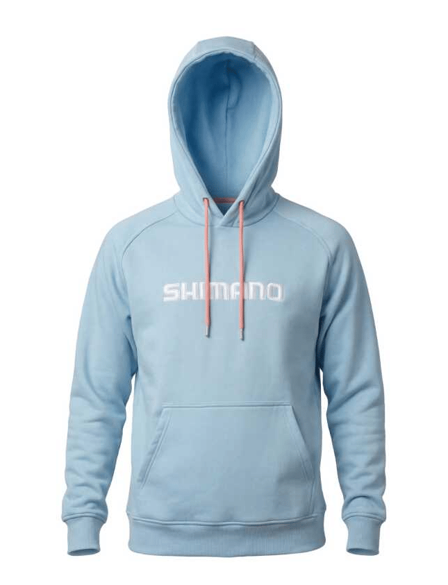 Balıkçı Giyim Shimano Hoodie Light Blue