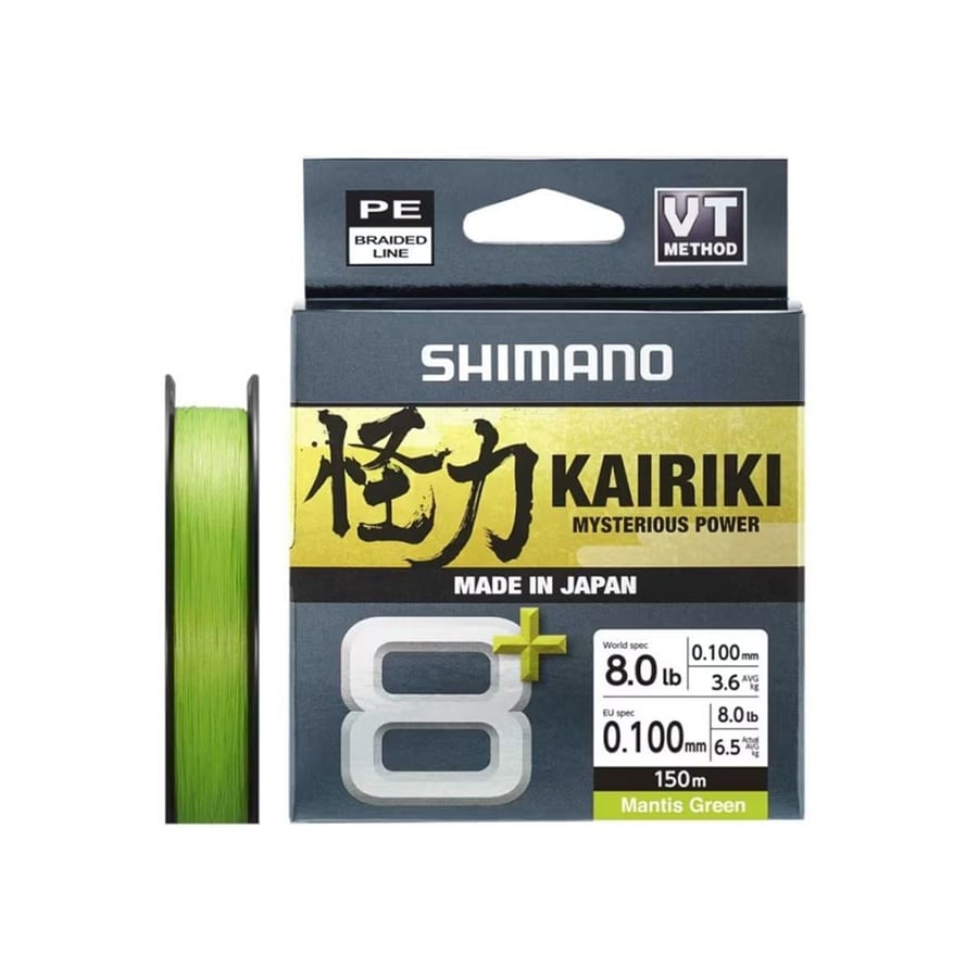 İp Misinalar Shimano Kairiki 8 150m Mantis Green Misina