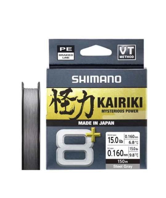 İp Misinalar Shimano Kairiki 8 150m  Steel Gray Misina