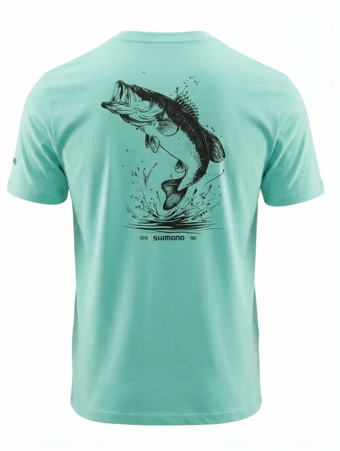 Balıkçı GiyimShimano Mint Sea Bass T-Shirt
