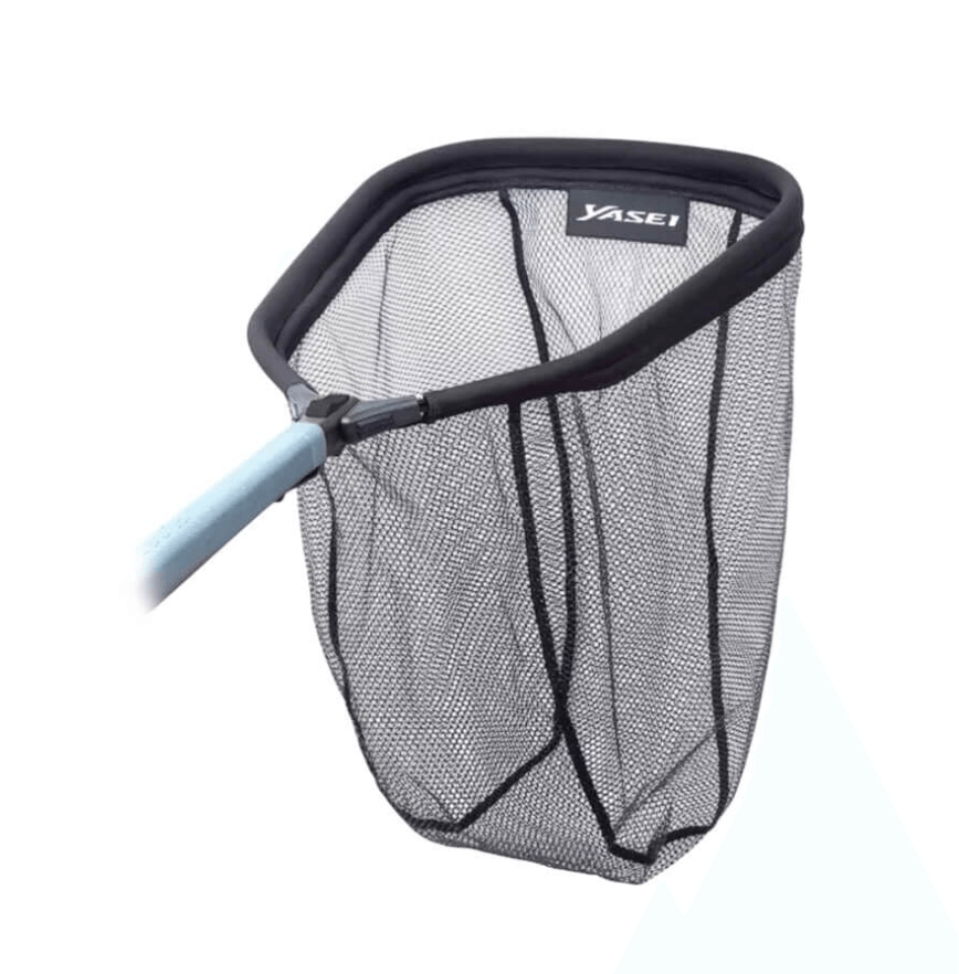 Kepçe ve Livarlar Shimano YASEI Single hand rubber net Foldable - Floating