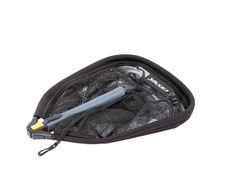 Kepçe ve Livarlar Shimano YASEI Single hand rubber net Foldable - Floating