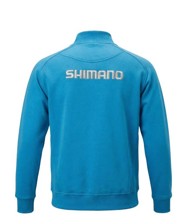 Balıkçı Giyim Shimano Zipper Sweatshirt Blue