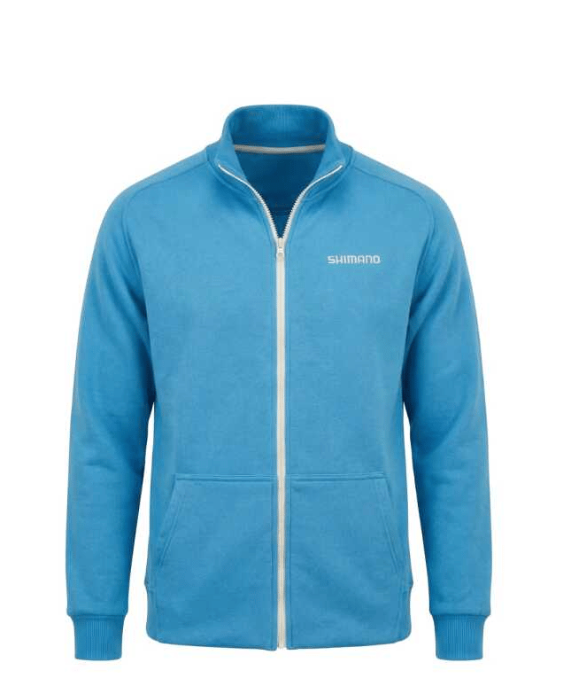 Balıkçı Giyim Shimano Zipper Sweatshirt Blue