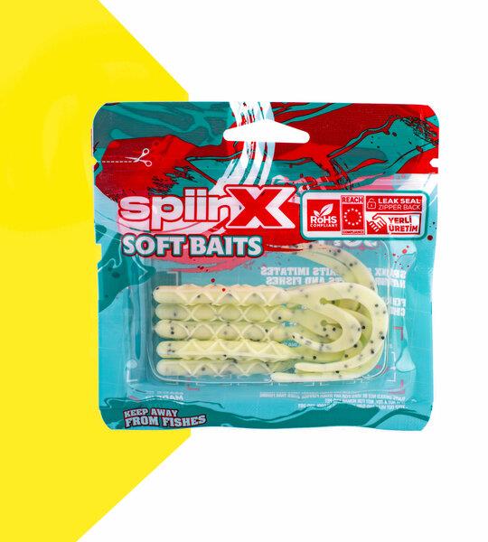 Silikon Yemler Spiinx Bendura 9,5CM 5P Silikon Yem  - ICE CREAM