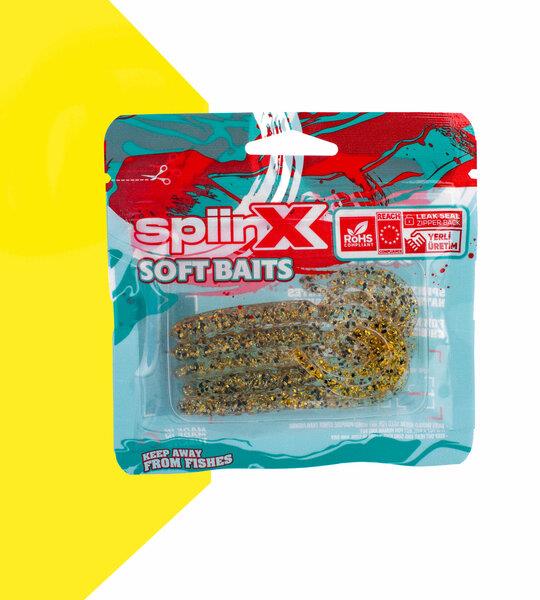 Silikon Yemler Spiinx Bendura 9,5CM 5P Silikon Yem  - ICE CREAM