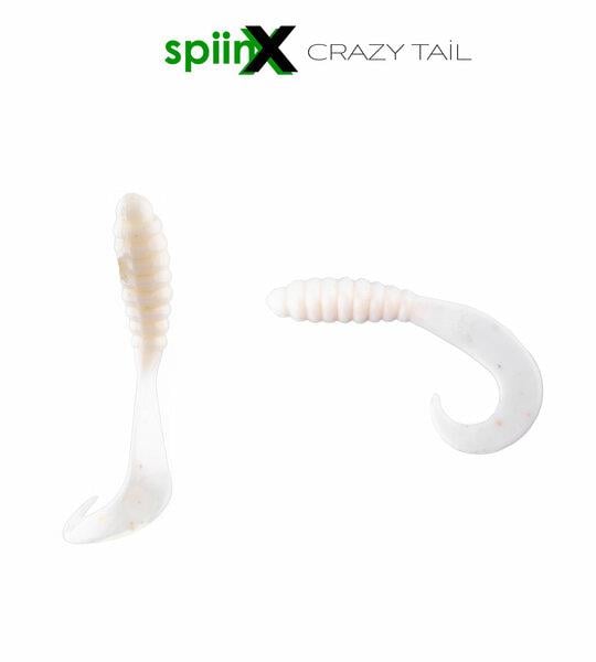 Silikon Yemler Spiinx Crazy Tail Kuyruk 7.5CM 10P Silikon Yem  - BLUE SILVER