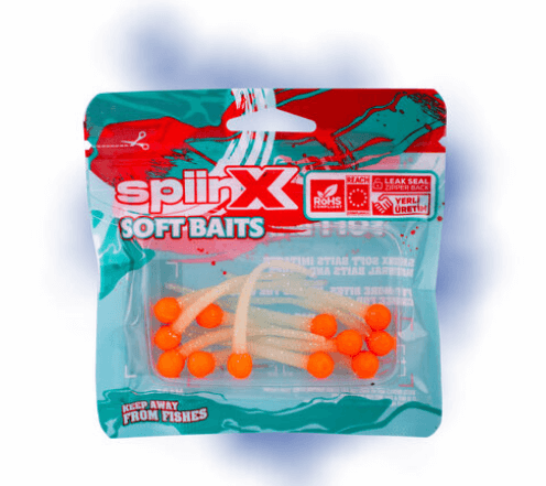 Silikon Yemler SPIINX MICE TAIL SİLİKON 8CM 12P  - FIRE TIGER