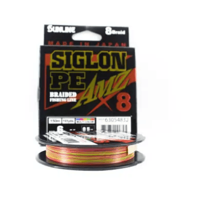 İp Misinalar Sunline Siglon PE AMZ Braided X8 150MT Multicolor İp Misina - 0.108MM 5LB