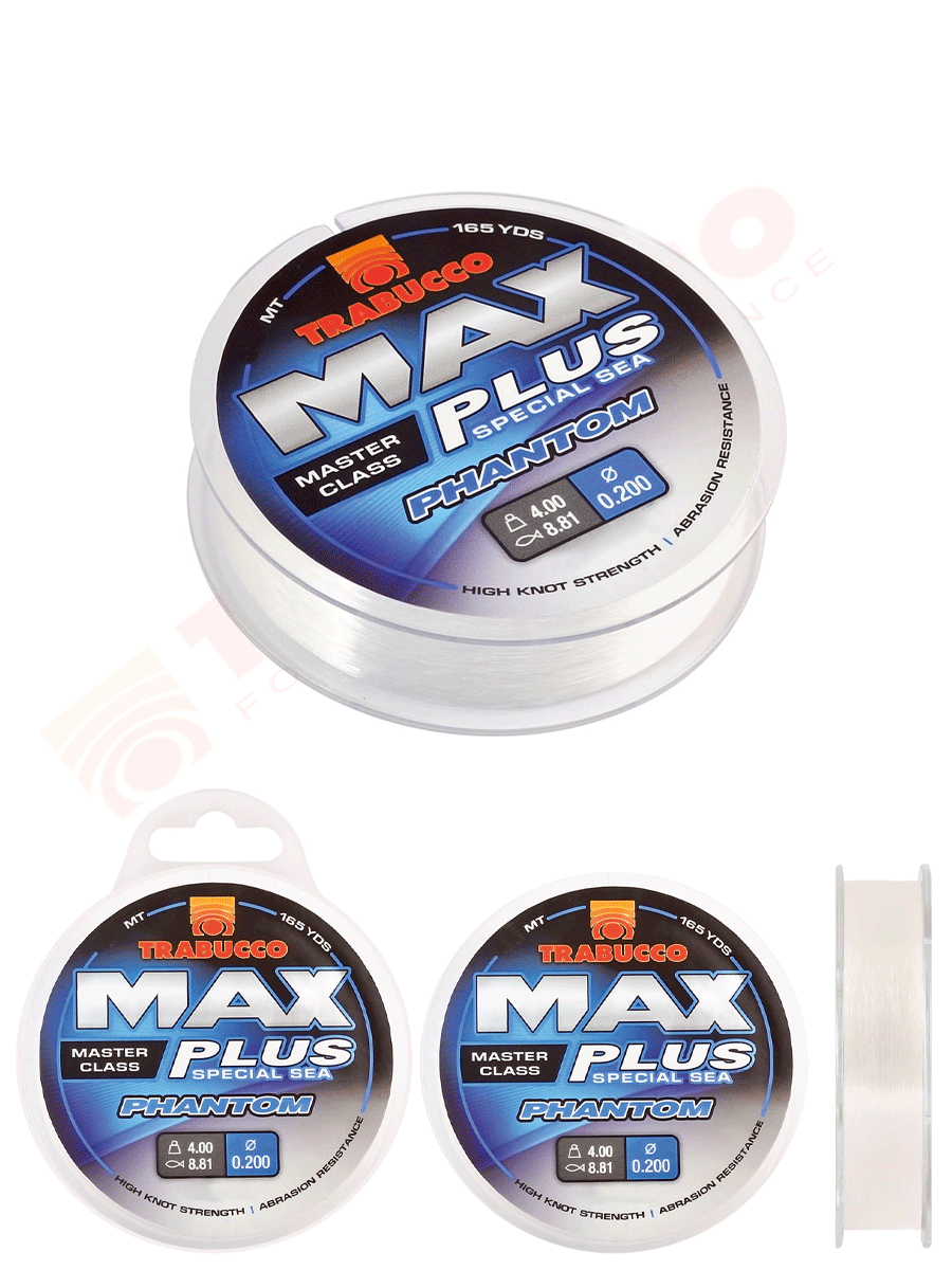 Fluorocarbon (Leader) Misinalar Trabucco Max Plus Phantom 300mt Olta Misinası - 0.250MM