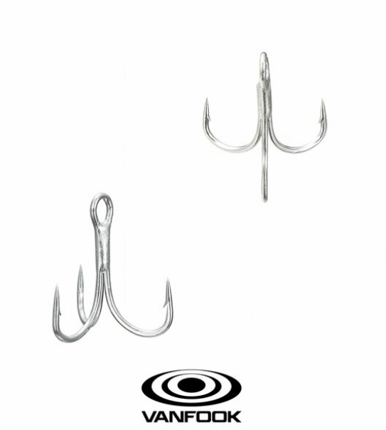 Üçlü İğneler VANFOOK DT-58S TREBLE MH SILVER  - 4