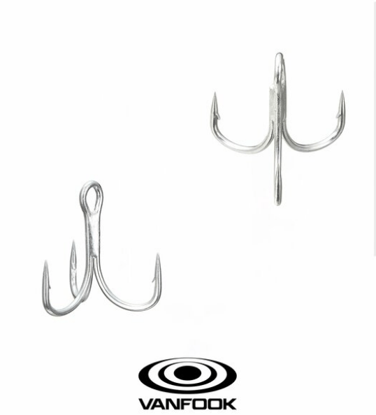Üçlü İğneler VANFOOK DT-68S TREBLE H SILVER  - 6