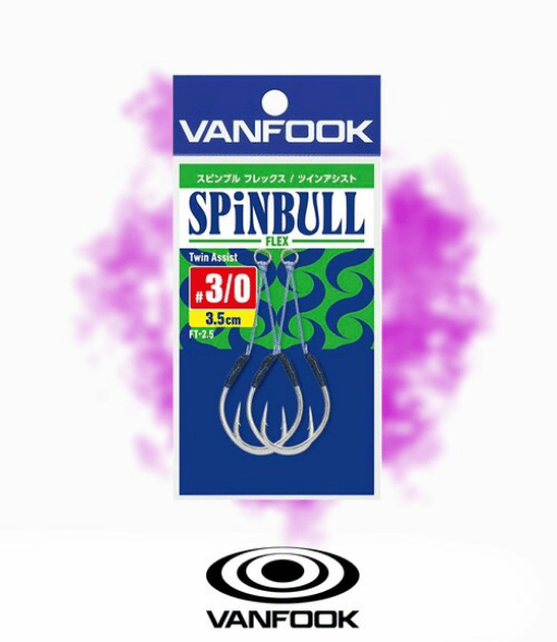 Assist İğneler VANFOOK FT-3.5 SPINBULL FLEX ASIS 3.5 CM 2P  - 1/0