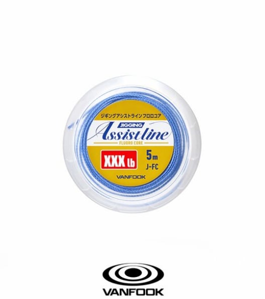 Asist İp VANFOOK J-FC JIGGING ASIS LINE FC MAVİ  - 6M-50LB