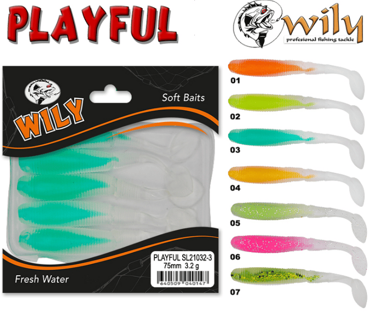 Silikon Yemler Wily Playful Silikon Yem 7.5 cm 3.2 gr - 07