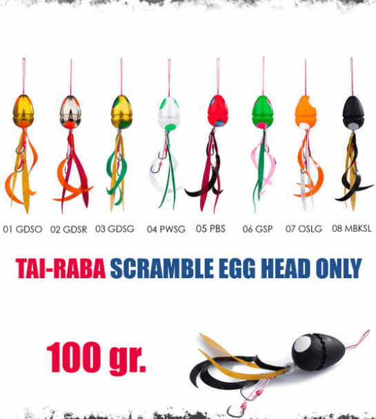 Tai Rubber & Slow Jig Yemler Xesta Tai -Raba Scramble Egg 100gr