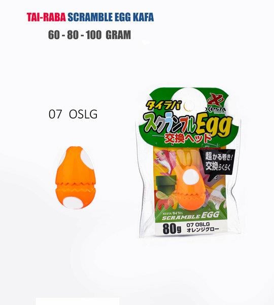 Tai Rubber & Slow Jig Yemler Xesta Tai -Raba Scramble Egg Kafa 100gr