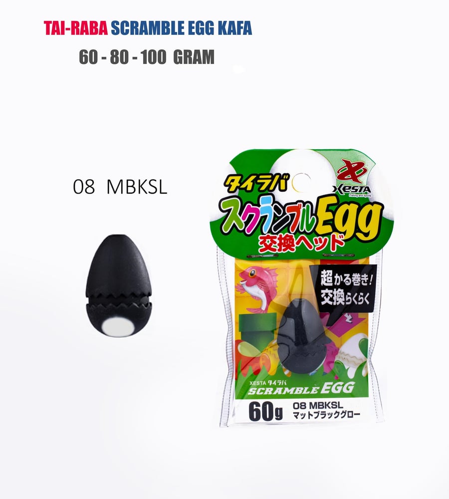Tai Rubber & Slow Jig Yemler Xesta Tai -Raba Scramble Egg Kafa 80gr
