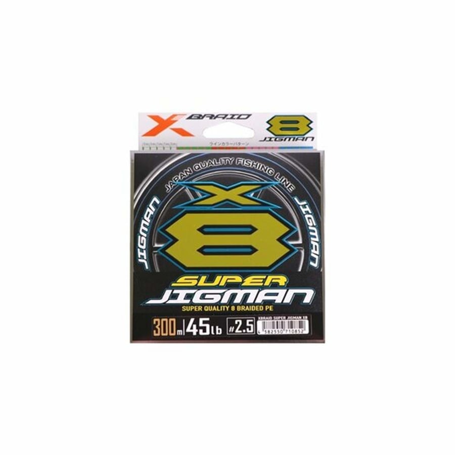 İp Misinalar YGK X-Braid Super Jigman 8x 300m Multicolor İp Misina