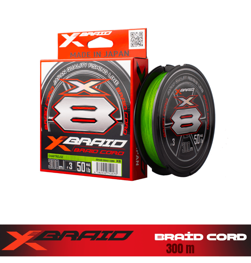İp Misinalar Ygk X035 Braid Cord PE X8 300M Chartreuse İp Misina