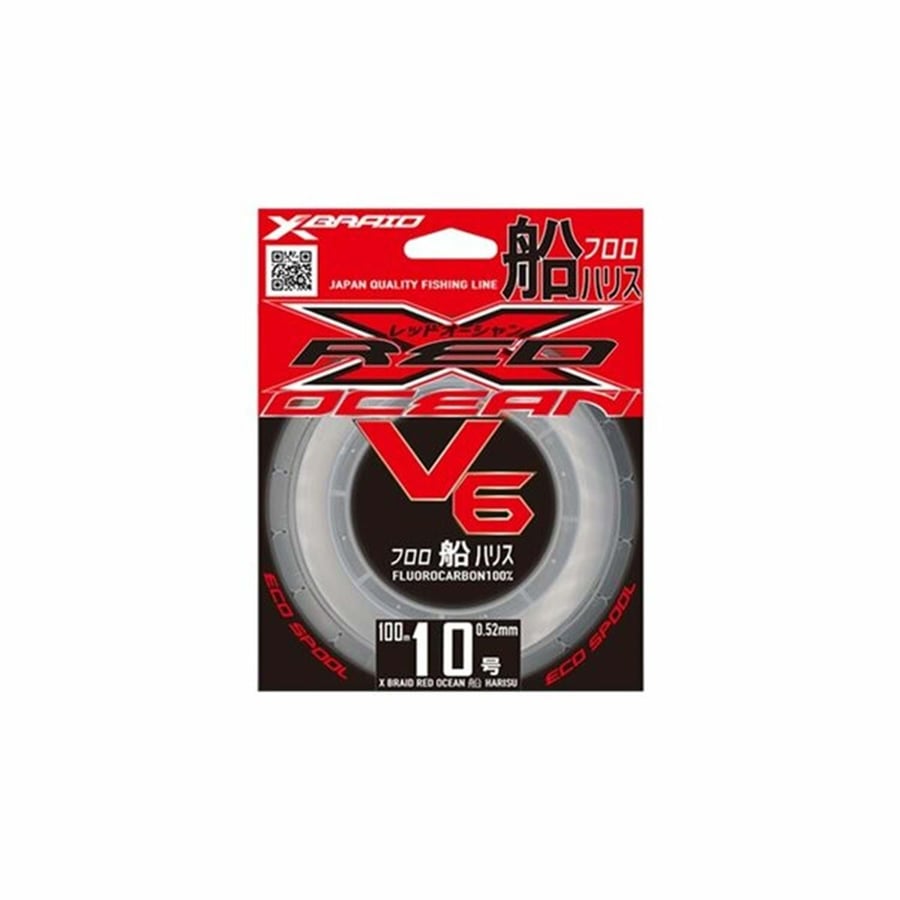 Fluorocarbon (Leader) Misinalar YGK X059 RED OCEAN V6 FC 100M