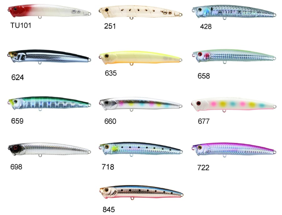 Maket Yemler Zipbaits Skinny Pop Floating 130mm Su Üstü Popper 24gr Maket Balık