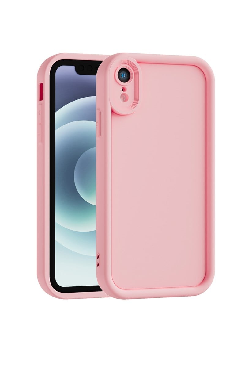 iPhone XR Kılıf – Kamera Çıkıntılı – Mat Silikon Telefon Kılıfı
