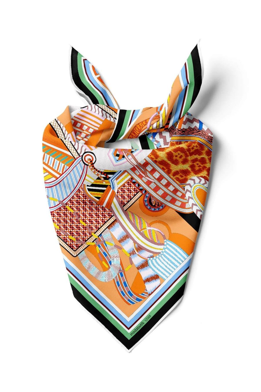 Violla G18 GEOMETRİK DESENLİ  BANDANA