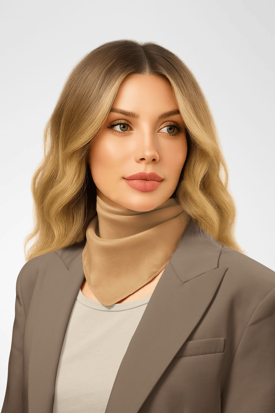 Şifon Camel Bandana