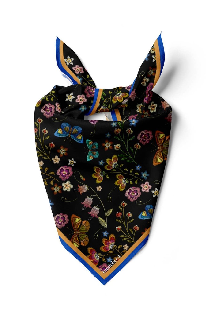 Z55 Violla Kelebek Desenli Bandana