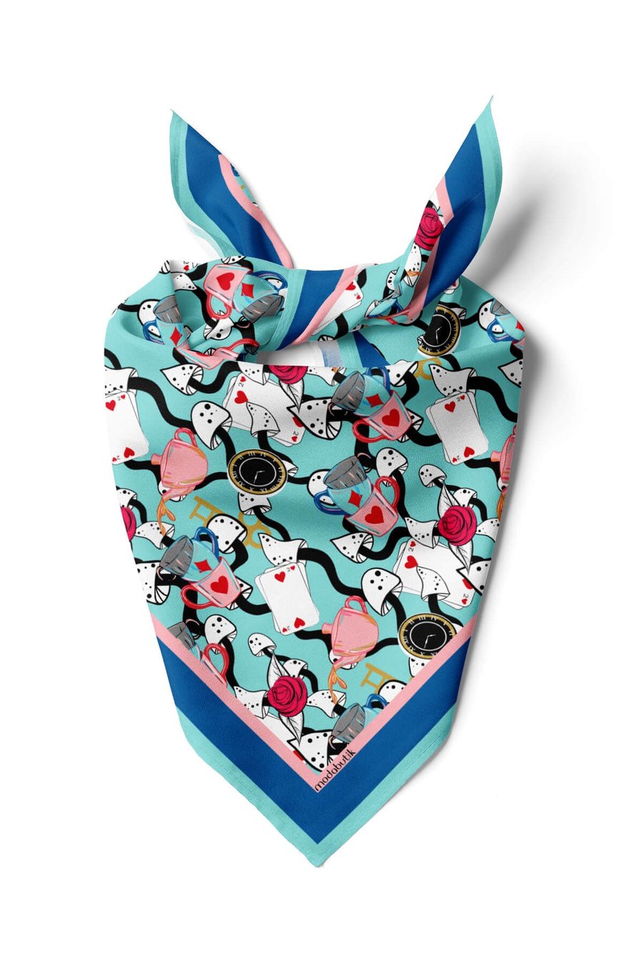 G34 Violla Alice Desenli Bandana
