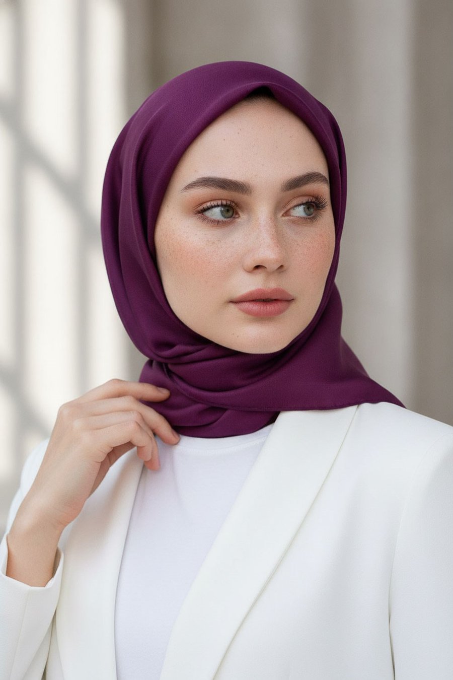 %100 Twill İpek Düz Şarabi Renkli Daha Tok Exclusive Serisi 90x90 Eşarp Dikim Şekli : El Dikişi