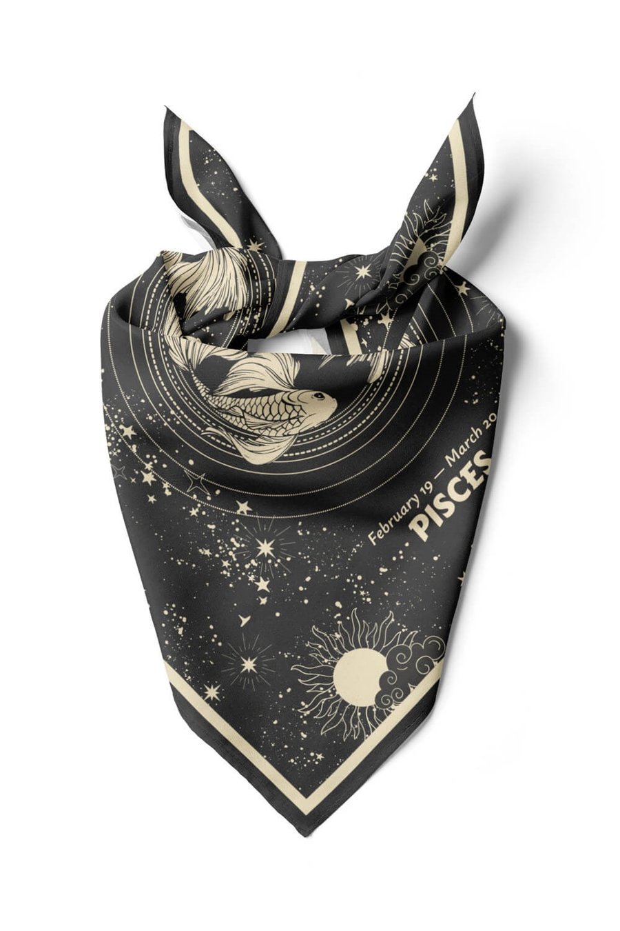 A37 Violla Balık Burcu Bandana